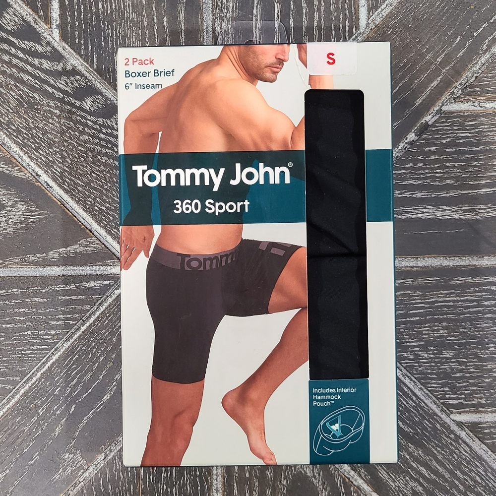 NWT Tommy John 360 Sport Hammock Pouch 6" Boxer Brief 2-Pack